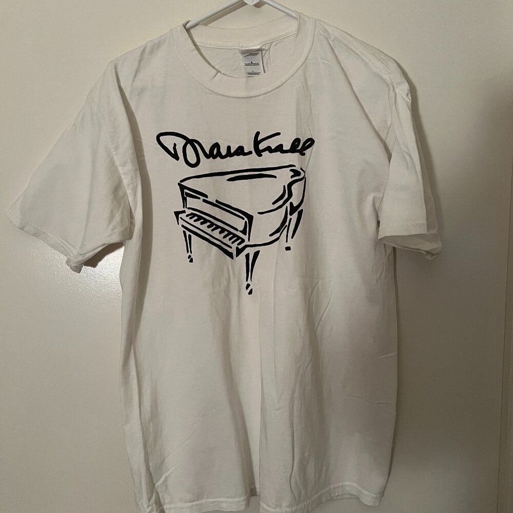 Diana Krall Piano Graphic T-Shirt Large Like New